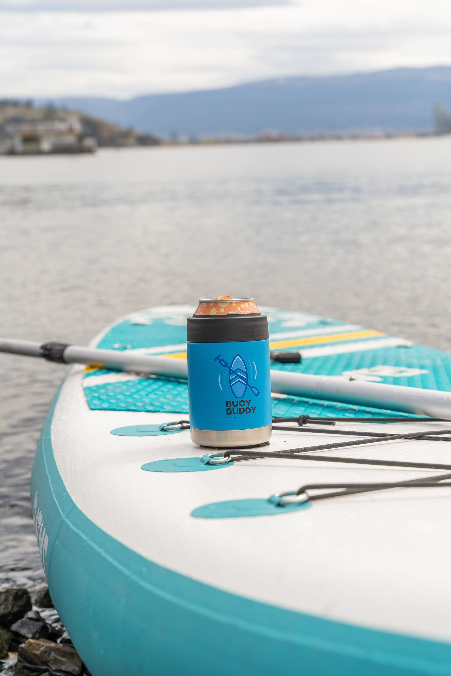 Buoy Buddy 2.0 – Paddleboard & Kayak Cup Holder (Stainless Steel, Insulated, 10lb Capacity)
