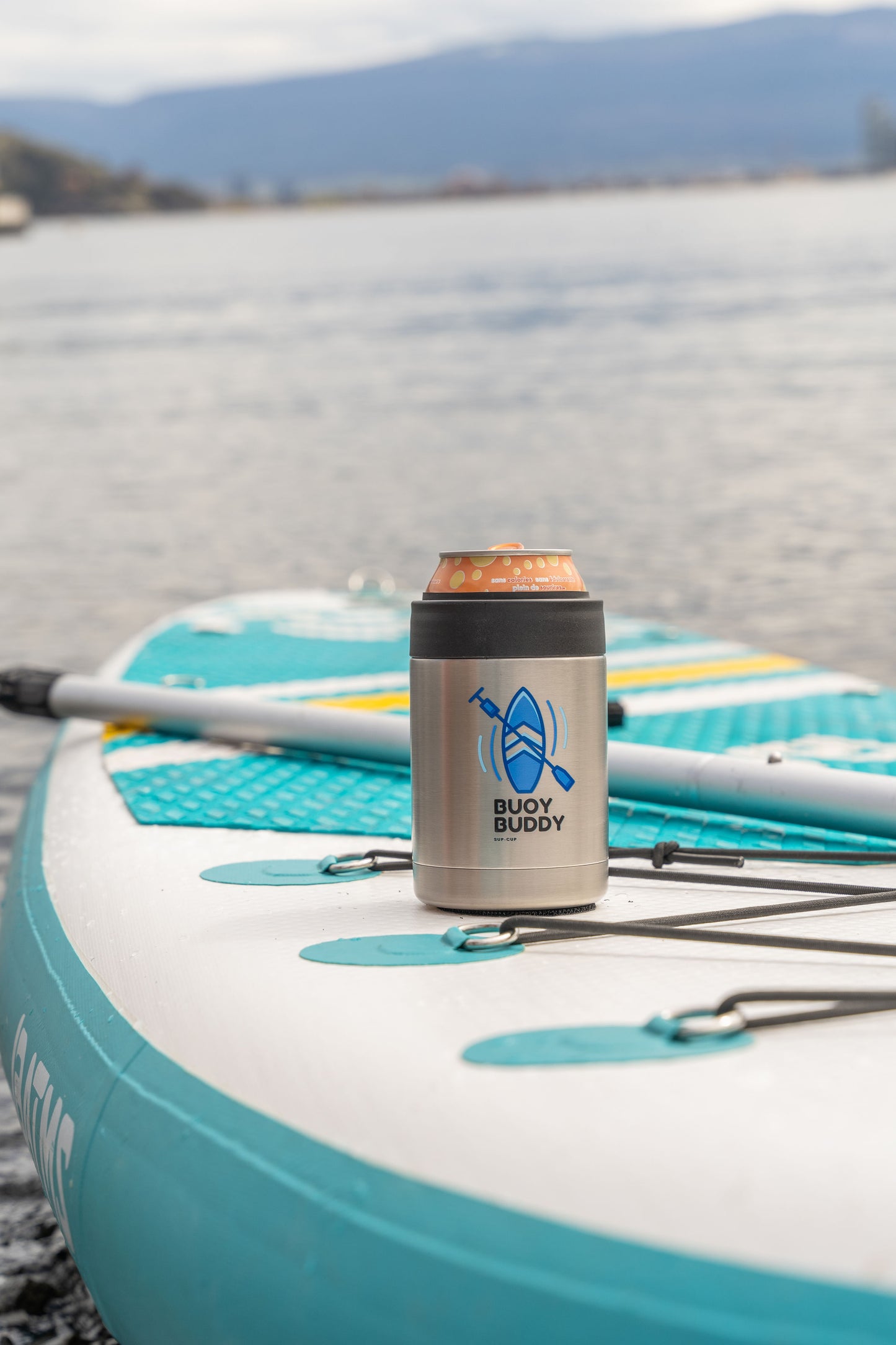 Buoy Buddy 2.0 – Paddleboard & Kayak Cup Holder (Stainless Steel, Insulated, 10lb Capacity)