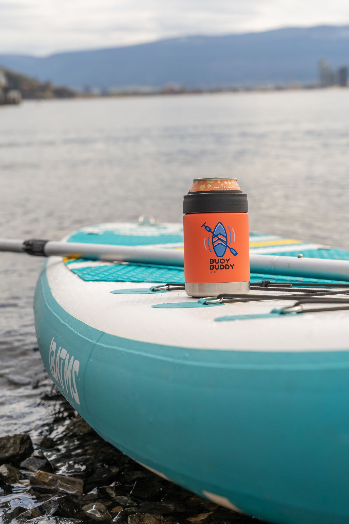 Buoy Buddy 2.0 – Paddleboard & Kayak Cup Holder (Stainless Steel, Insulated, 10lb Capacity)